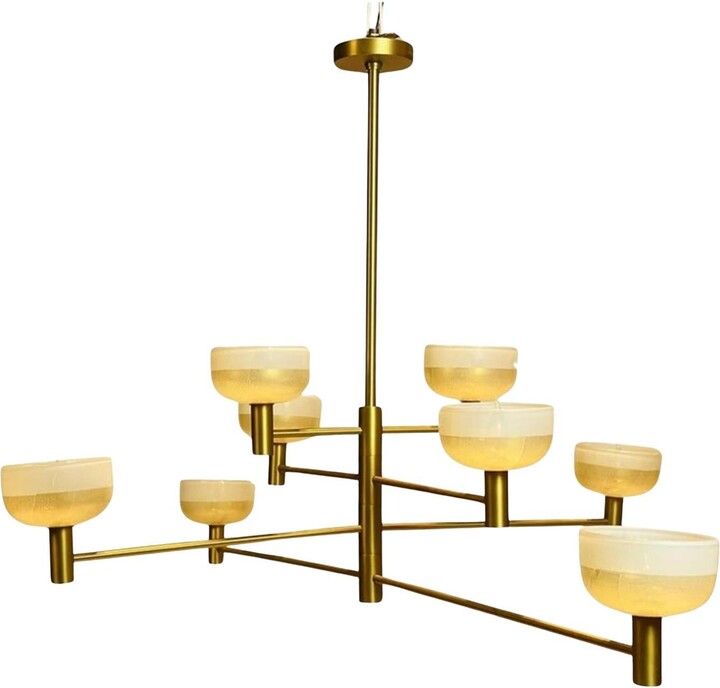 Cartwright New York Four-tier "otto Luce" Chandelier By Cartwright, Brass & Glass, Usa, 2021