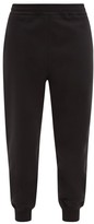 Thumbnail for your product : Alexander McQueen Logo-embroidered Cotton-jersey Track Pants - Black