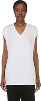 Thumbnail for your product : Helmut Lang White Jersey Scala Tank Top