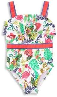 Janie and Jack Baby Girl's, Little Girl's & Girl's UPF50+ One-Piece Swimsuit