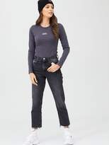 Thumbnail for your product : Levi's Graphic Long Sleeve Bodysuit - Grey