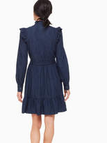 Thumbnail for your product : Kate Spade chambray ruffle dress