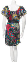 Thumbnail for your product : Catherine Malandrino Printed Silk Dress