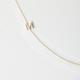 Thumbnail for your product : Maya Brenner DESIGNS asymmetrical mini letter necklace - m