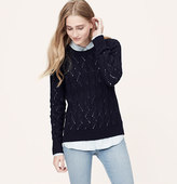 Thumbnail for your product : LOFT Pointelle Sweater