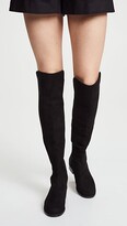 Thumbnail for your product : Stuart Weitzman 5050 Stretch Suede Boots