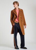 Thumbnail for your product : Paul Smith Men's Tan Wool Double-Breasted Coat