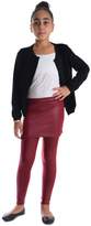 Thumbnail for your product : Dinamit Jeans Girls Shiny Metallic Color Elastic Skirted Leggings XS