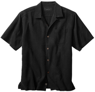Tommy Bahama Rio Fronds Short Sleeve Silk Sport Shirt (Big & Tall)