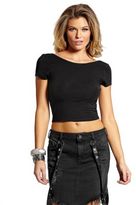 Thumbnail for your product : GUESS Simple Crop Top