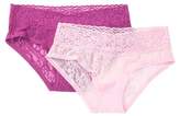 Thumbnail for your product : Felina Lace Hipster Set - Pack of 2