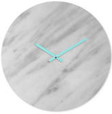 Thumbnail for your product : Deny Designs Emanuela Carratoni Italian Marble Carrara Round Clock