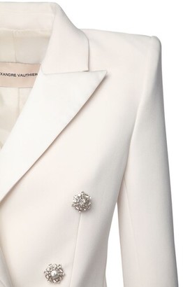 Alexandre Vauthier Double Breasted Crepe Blazer