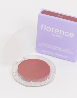 Florence By Mills Cheek Me Later Cream Blush - Zen Z-Pink