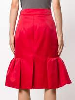Thumbnail for your product : Prada ruffled hem midi skirt
