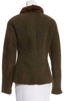 Thumbnail for your product : Bogner Suede Fur-Trimmed Jacket