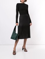 Thumbnail for your product : Dion Lee Godet pleated midi-skirt