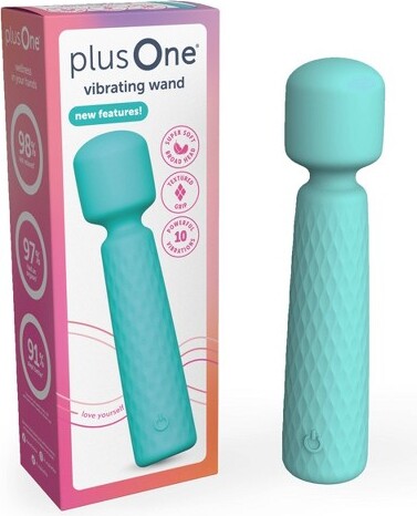 Plus One plusOneRechargeableandWaterproofWandVibrator