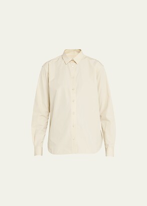 Totême Signature Cotton Button-Down Shirt
