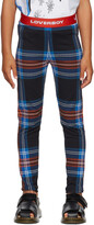 Thumbnail for your product : Charles Jeffrey Loverboy SSENSE Exclusive Kids Multicolor Tartan Leggings