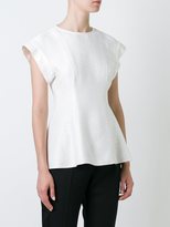 Thumbnail for your product : Victoria Beckham cinched top - women - Silk/Cotton/Acetate/Virgin Wool - 38
