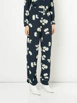 Thumbnail for your product : Ganni wide leg floral trousers