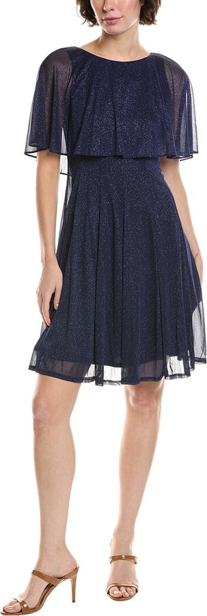 Maison Tara Roller Glitter Matte Mini Dress