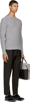 Thumbnail for your product : Paul Smith Grey & Navy Mixed-Knit Sweater