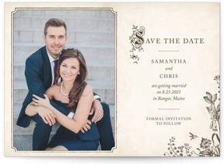 Minted Story Book Save the Date Postcards