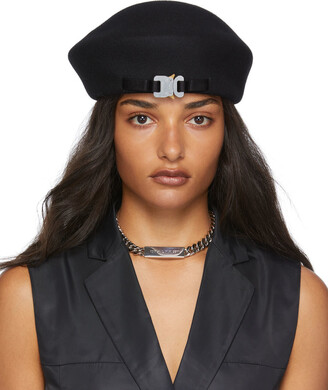 Alyx SSENSE Exclusive Black Wool Beret Hat - ShopStyle