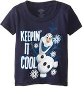 Thumbnail for your product : Disney Frozen Little Boys' Toddler Olaf - Cool As Ice T-Shirt, Charcoal,T