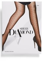 Thumbnail for your product : Nordstrom Sheer Pattern Pantyhose (Regular & Plus Size)