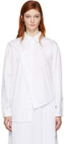 Cédric Charlier White Asymmetric Shirt