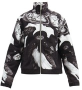 Thumbnail for your product : 424 Wu-tang Fleece-lined Cotton Jacket - Black Grey