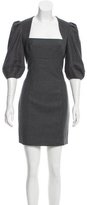 Thumbnail for your product : Lela Rose Wool Mini Dress