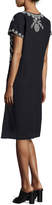 Thumbnail for your product : Johnny Was Jolina Easy-Fit Embroidered Linen Dress, Black