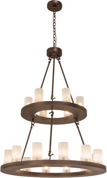 Gracie Oaks Wesleyan 18 - Light Wagon Wheel Chandelier