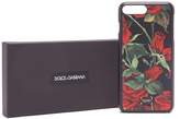Thumbnail for your product : Dolce & Gabbana Iphone 7/8 Plus Rose Print Case - Womens - Black Red