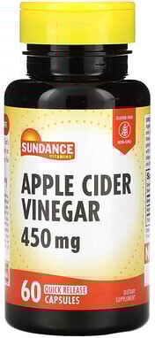 Sundance Vitamins, Apple Cider Vinegar, 450 mg, 60 Quick Release Capsules
