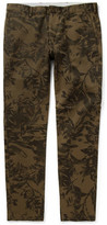 Thumbnail for your product : Club Monaco Paisley-Print Cotton Chinos