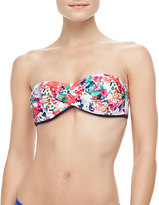Thumbnail for your product : Nanette Lepore Fleur De La Mar Twisted Bandeau Bikini Top