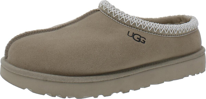 UGG Tasman Womens Suede Wool Mule Slippers