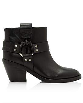 See by Chloe Womens Western Boots 60 Nero