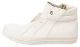 Thumbnail for your product : Rick Owens Leather Island Dunk Sneakers