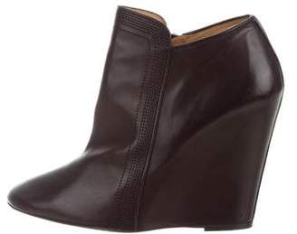 Christophe Lemaire Wedge Ankle Boots