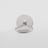 Thumbnail for your product : Burberry Logo Detail Palladium-plated Cufflinks