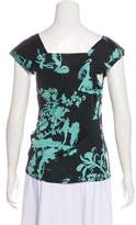 Thumbnail for your product : Christian Lacroix Printed Silk Top