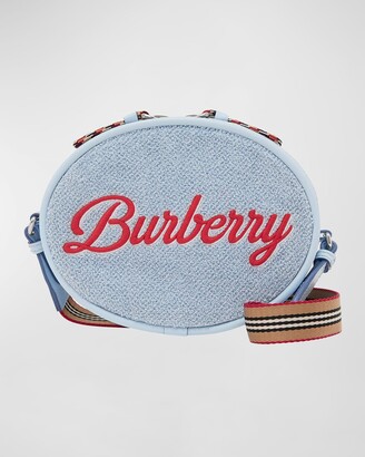 Burberry Girl's Cleo Toweling Oval Crossbody Bag