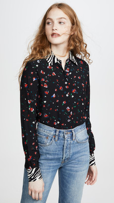 Derek Lam 10 Crosby Kosma Slim Button Down Shirt