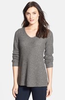 Thumbnail for your product : Eileen Fisher Yak & Merino Shaped V-Neck Tunic (Online Only)